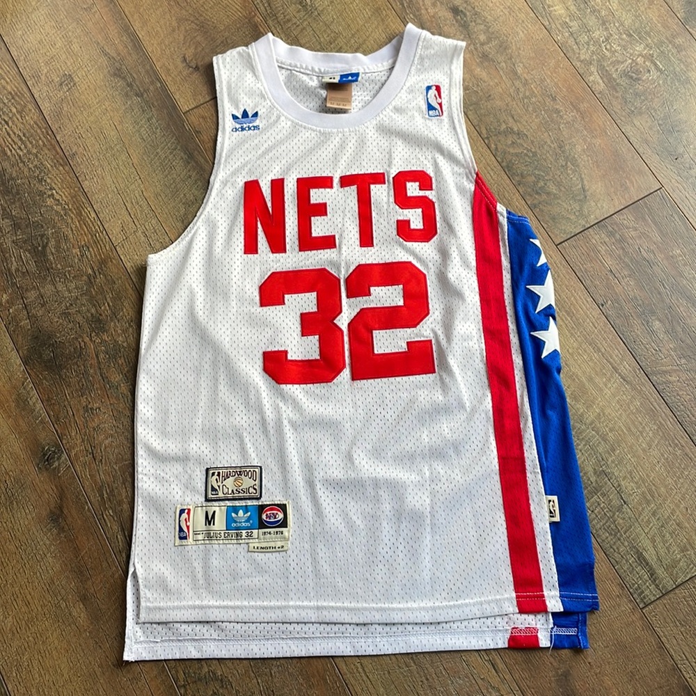 Stitched Brooklyn Nets Julius Erving